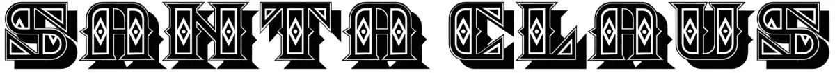 Santa Claus Font 1