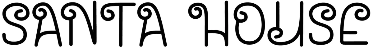 Santa House Font 1