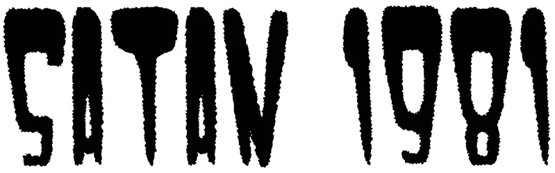 Satan 1981 Font 1
