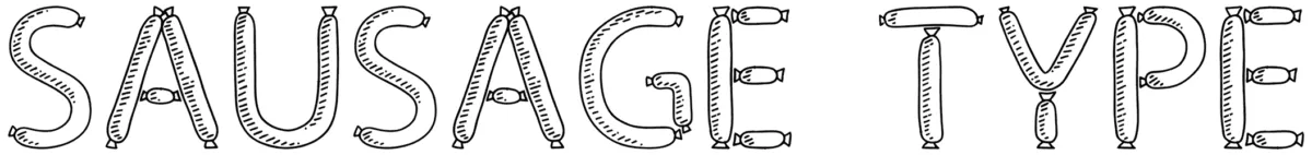 Sausage Type Font 1