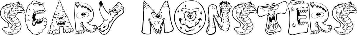 Scary Monsters Font 1