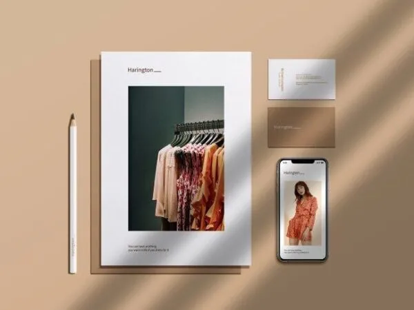 Scene Creator Stationery in Top View Mockup 1