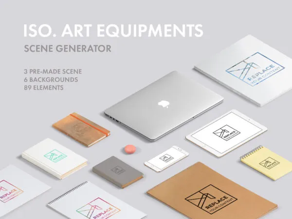 Scene Generator Featuring 89 Elements and 6 Backgrounds 1