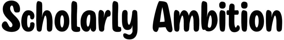 Scholarly Ambition Font 1
