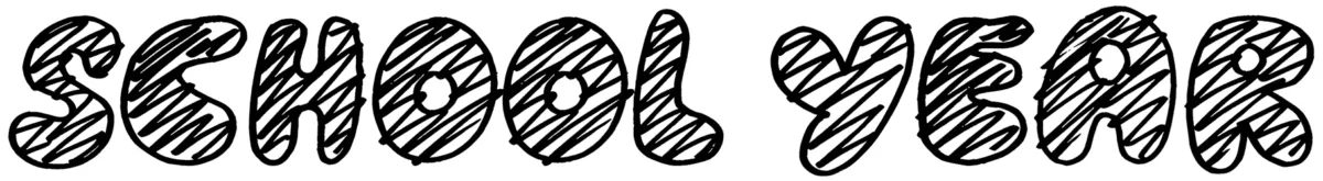 School Year Font 1