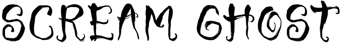 Scream Ghost Font 1