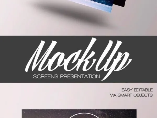Screens Presentation Mockup for Different Devices 1