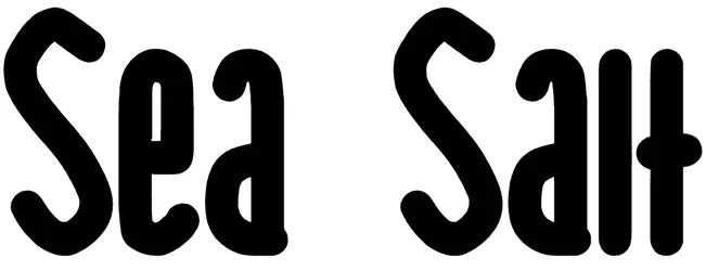 Sea Salt Font 1