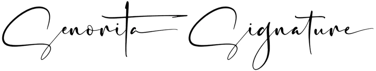 Senorita Signature Font 1