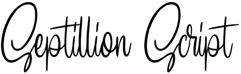 Septillion Script Font 1