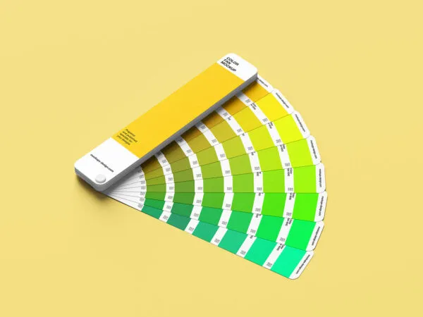 Set of 6 Color Fan Deck Mockups 1