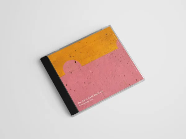Set of Elegant CD Jewel Case Mockup 1