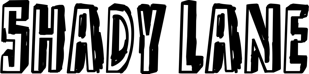 Shady Lane Font 1