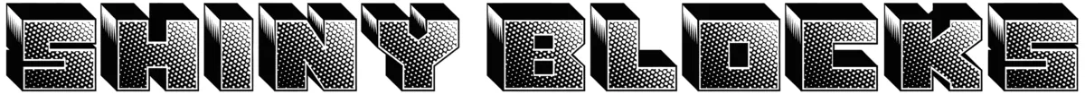 Shiny Blocks Font 1