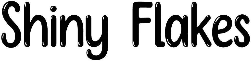 Shiny Flakes Font 1