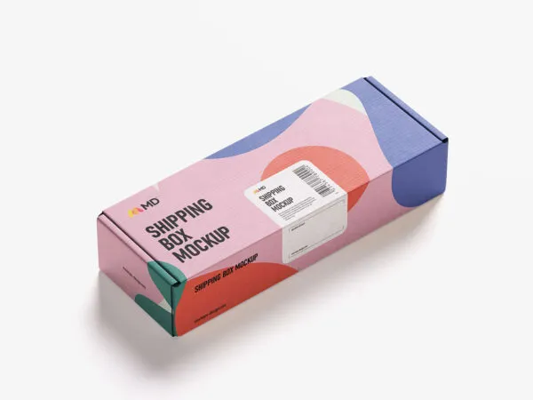 Shipping Box Mockup 1