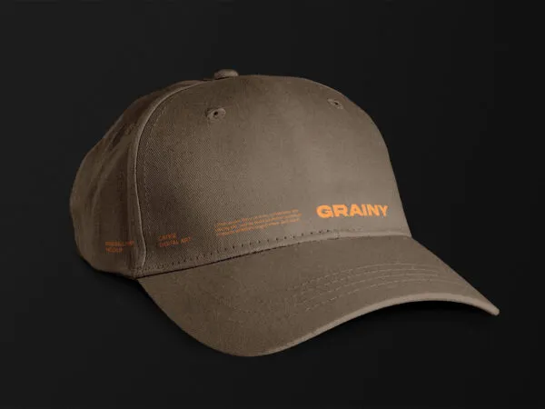 Side View Baseball Cap Mockup 1