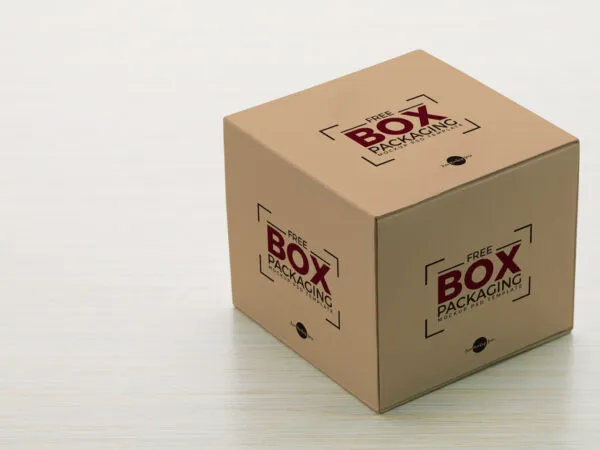 Side View Box Packaging Mockup 1
