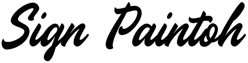 Sign Paintoh Font 1