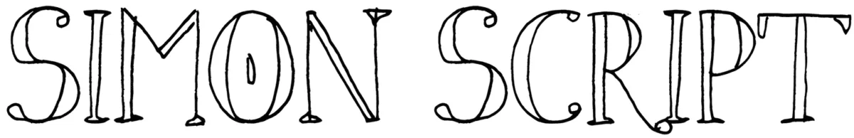 Simon Script Font 1