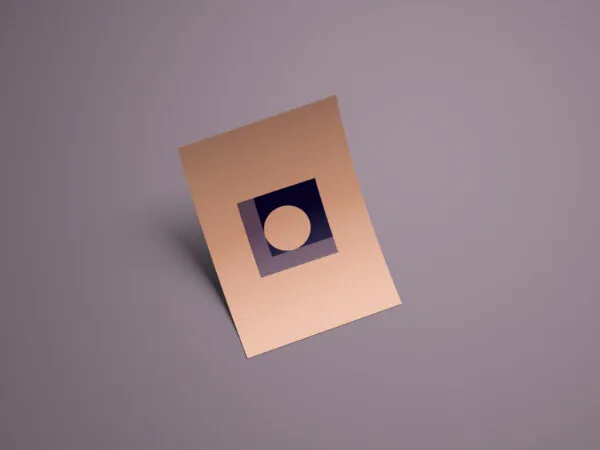 Simple Curved A3 Flyer Mockup 1