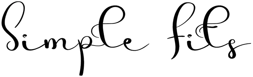 Simple Fits Font 1