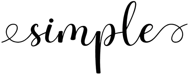 Simple Font 1