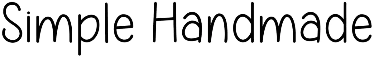 Simple Handmade Font 1