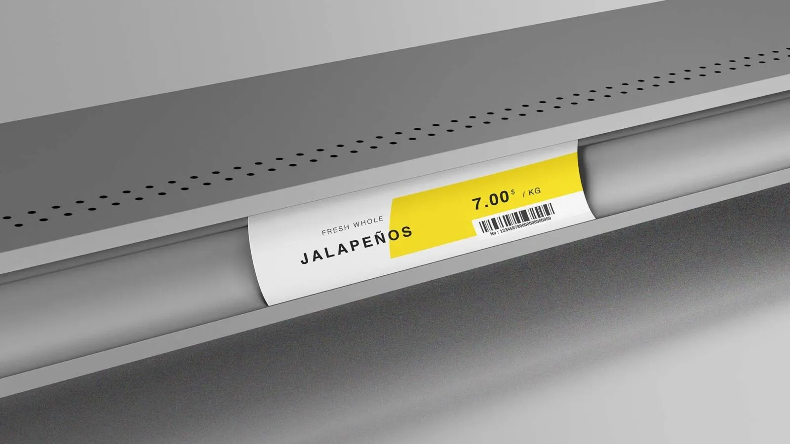 Simple Shelf Talker Mockup Image 1 Designers Lab