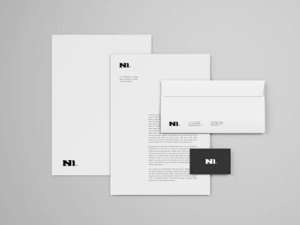 Simple Stationery Branding Mockup 1