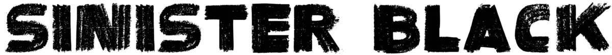 Sinister Black Font 1