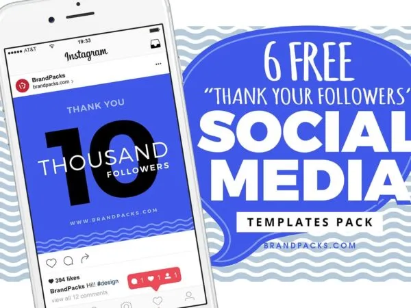 Six Thank You Templates for Social Media 1