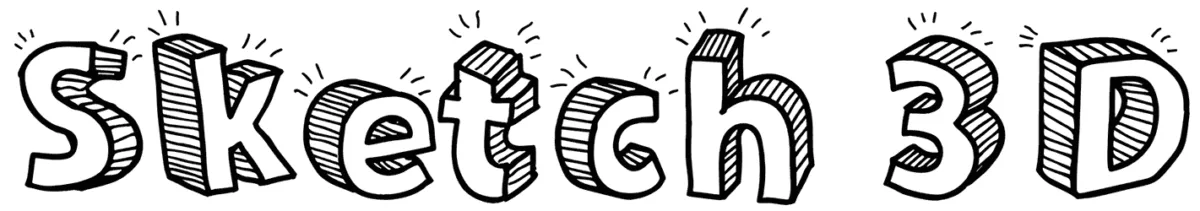 Sketch 3D Font 1