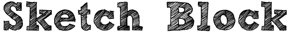 Sketch Block Font 1