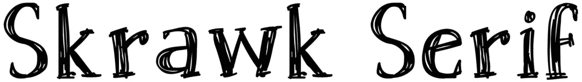 Skrawk Serif Font 1