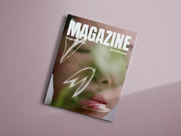 Sleeve Covered Magazine Mockup 1