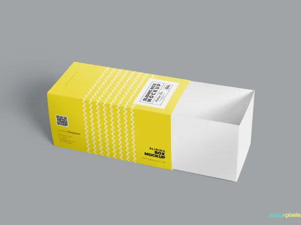 Sliding Box Mockup with 3 Shots 1