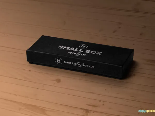 Small Box Mockup with 5 Different Shots 1