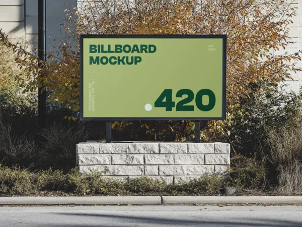 Small Horizontal Billboard Mockup 1