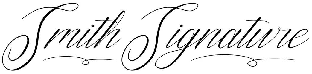 Smith Signature Font 1