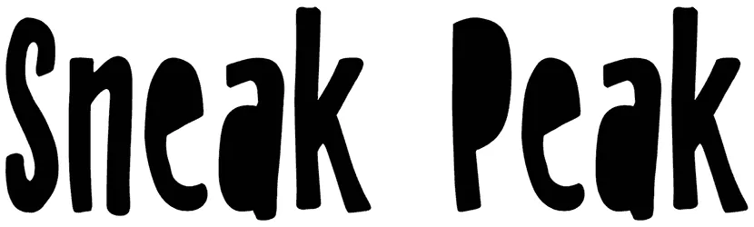 Sneak Peak Font 1