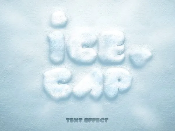 Snow Text Effect 1