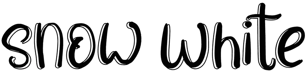 Snow White Font 1