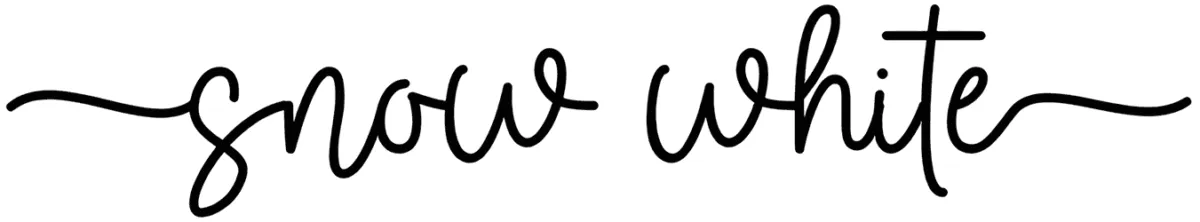 Snow White Monoline Font 1
