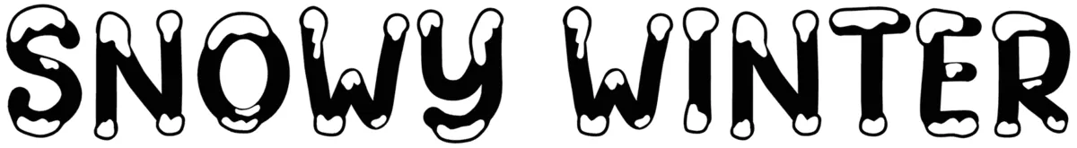 Snowy Winter Font 1