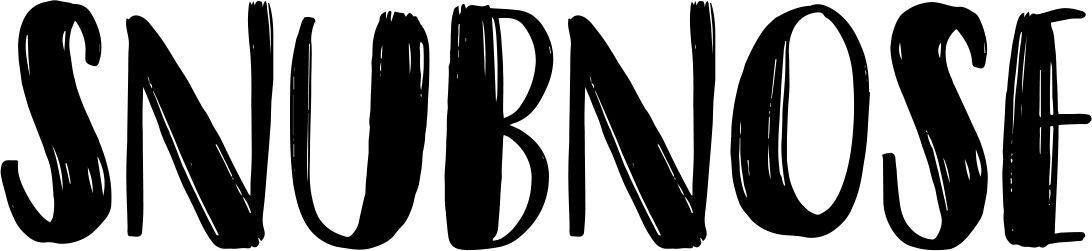 Snubnose Font 1