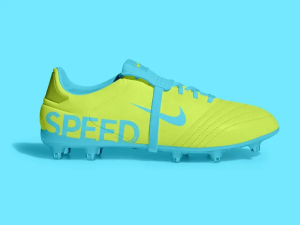Soccer Cleat Shoes Side View Mockup 1