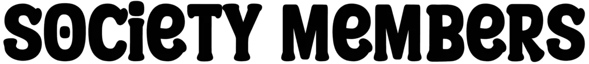 Society Members Font 1