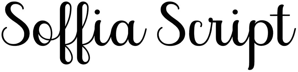 Soffia Script Font 1