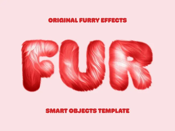 Soft Furry Text Effect 1